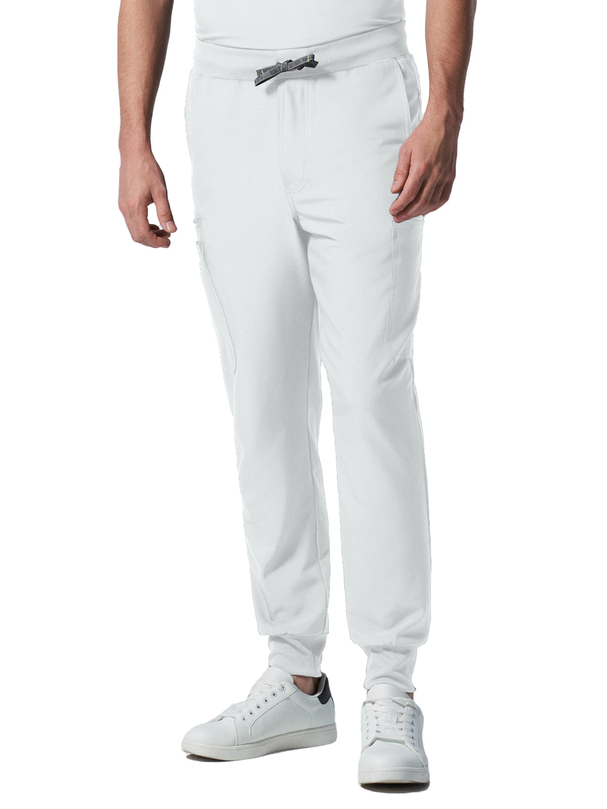 Men's 7-Pocket Mid-Rise Triple-Elastic Waist Jogger Scrub Pant