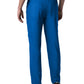 Men's 8-Pocket Mid-Rise Rib-Knit Elastic Waist Cargo Scrub Pant