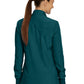 Women's 3-Pocket Mock-Neck Zip-Front Scrub Jacket