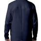 Men's 4-Pocket Mock Neck Zip-Front Scrub Jacket