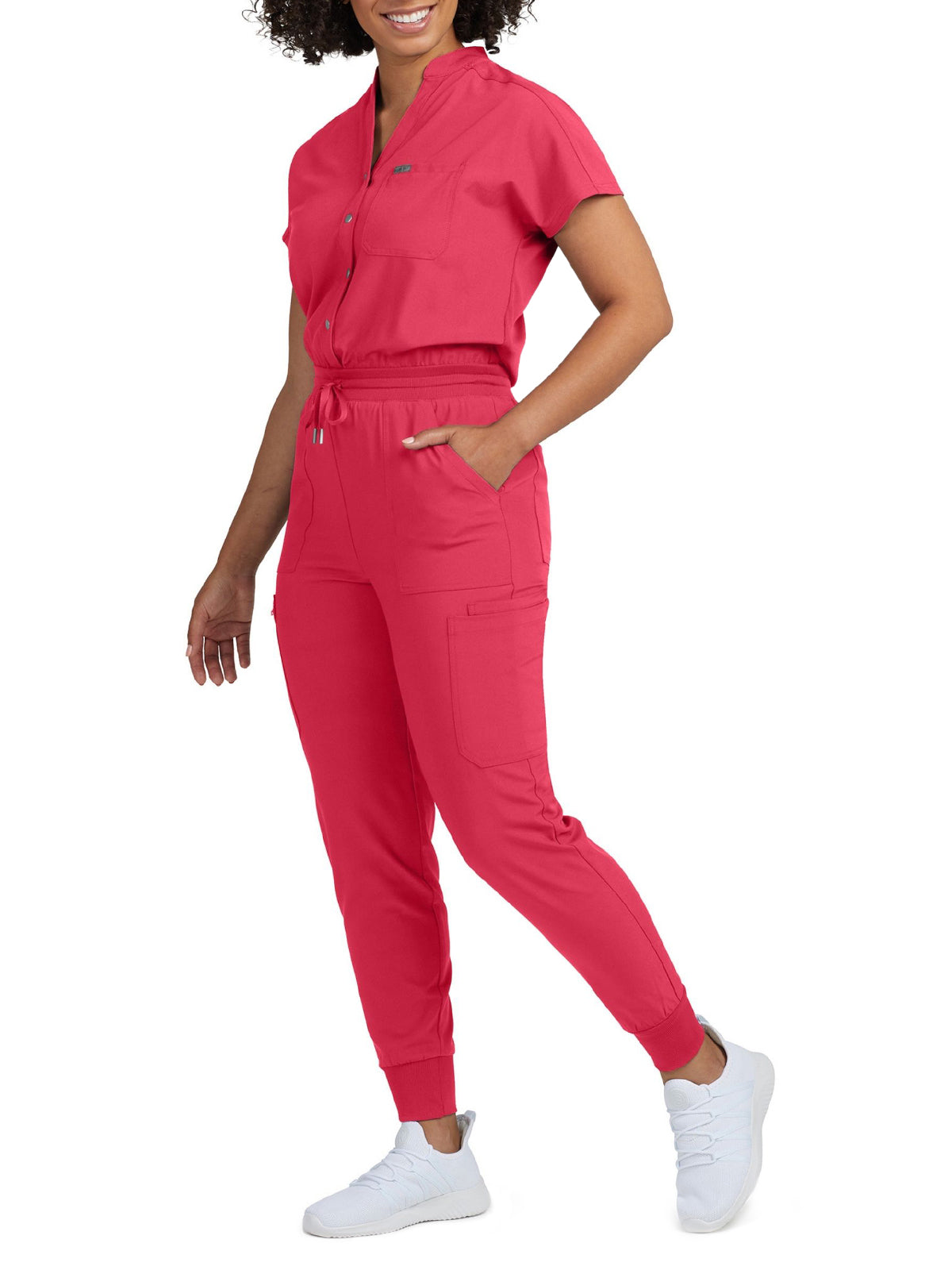 Women's 8-Pocket Cargo Jumpsuit