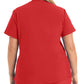 Women's 3-Pocket Rib-Knit Neckline V-Neck Scrub Top