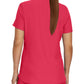 Women's 3-Pocket Rib-Knit Neckline V-Neck Scrub Top