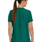 Women's 2-Pocket Shirttail Hemline V-Neck Scrub Top