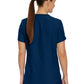 Women's 2-Pocket Shirttail Hemline V-Neck Scrub Top