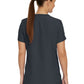 Women's 2-Pocket Shirttail Hemline V-Neck Scrub Top