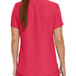 Women's 2-Pocket Shirttail Hemline V-Neck Scrub Top