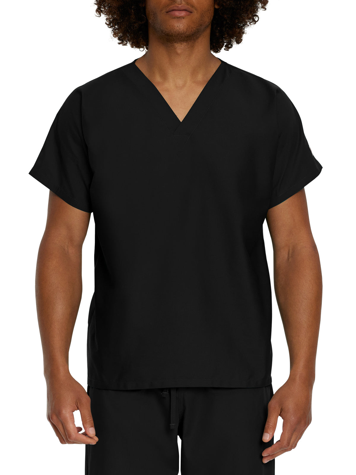 Unisex No-Pocket Tuckable V-Neck Scrub Top