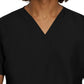 Unisex No-Pocket Tuckable V-Neck Scrub Top