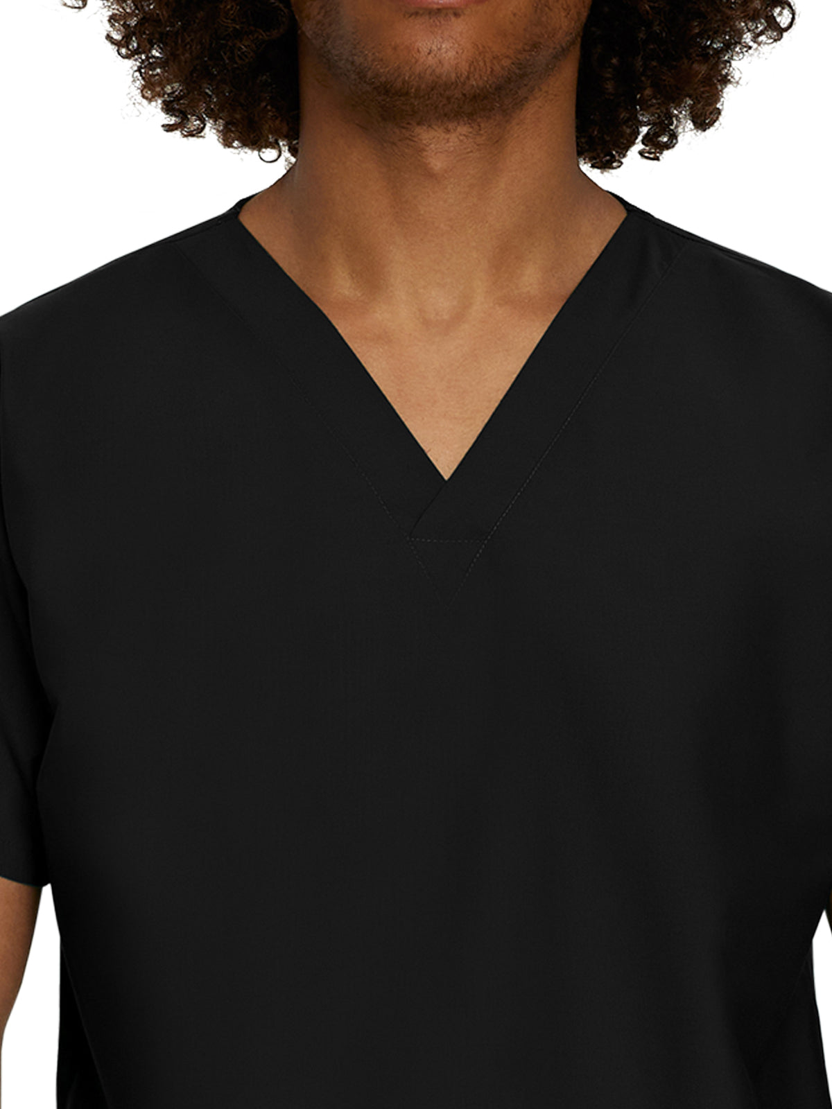 Unisex No-Pocket Tuckable V-Neck Scrub Top