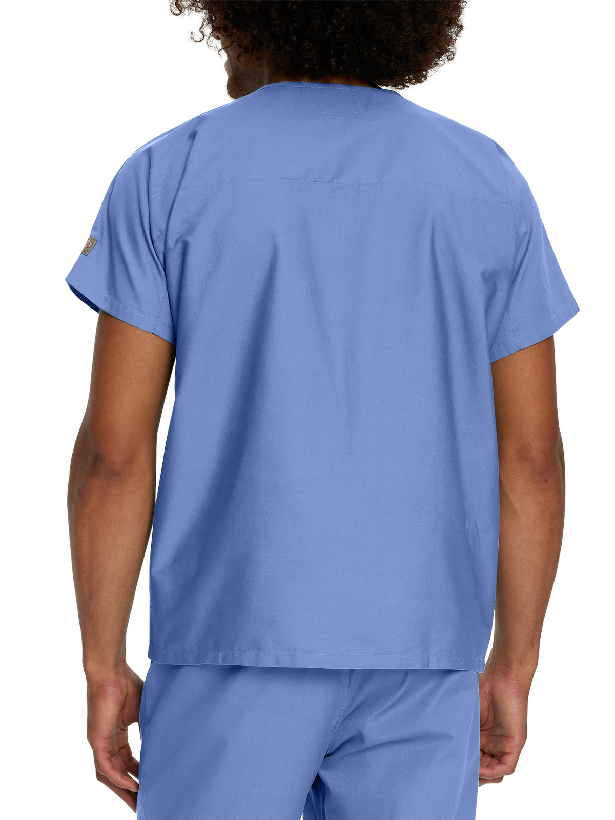 Unisex No-Pocket Tuckable V-Neck Scrub Top