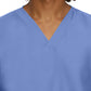 Unisex No-Pocket Tuckable V-Neck Scrub Top