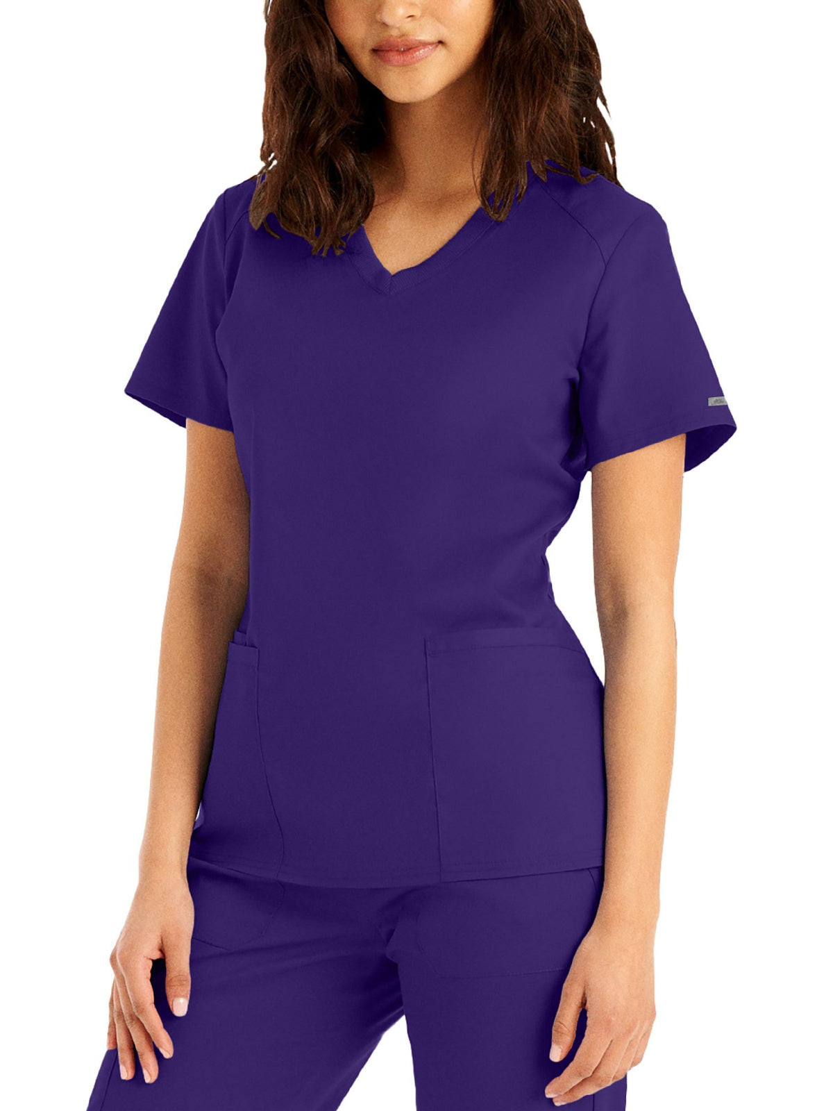 Women's 3-Pocket V-Neck Scrub Top