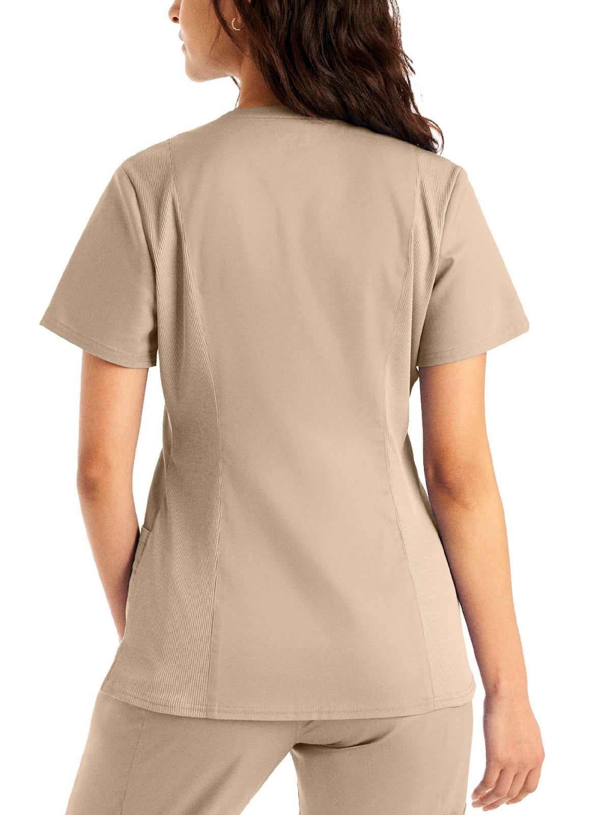 Women's 3-Pocket V-Neck Scrub Top