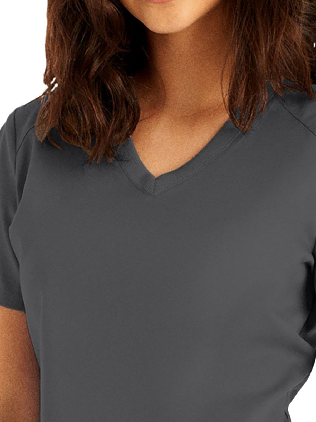 Women's 3-Pocket V-Neck Scrub Top