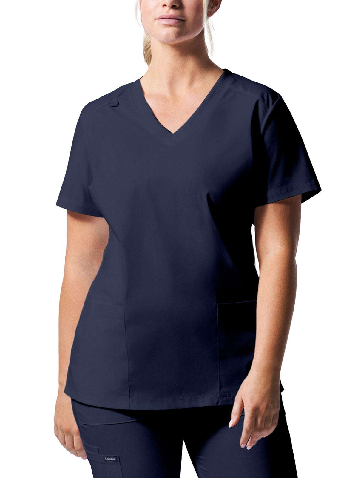 Women's 3-Pocket V-Neck Scrub Top