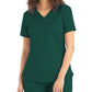 Women's 2-Pocket Back Princess Seamed V-Neck Scrub Top