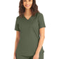 Women's 2-Pocket Back Princess Seamed V-Neck Scrub Top