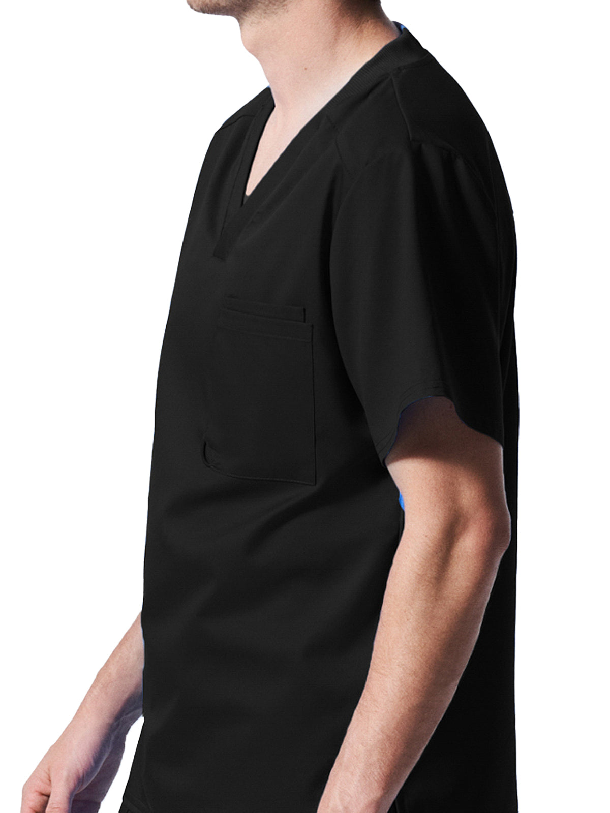 Men's 2-Pocket Tuckable V-Neck Scrub Top