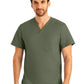 Men's 2-Pocket Tuckable V-Neck Scrub Top