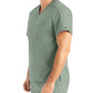 Men's 2-Pocket Tuckable V-Neck Scrub Top