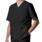 Men's 4-Pocket Back Yoke V-Neck Scrub Top