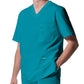 Men's 4-Pocket Back Yoke V-Neck Scrub Top