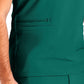 Men's 4-Pocket Back Yoke V-Neck Scrub Top