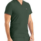 Men's 4-Pocket Back Yoke V-Neck Scrub Top