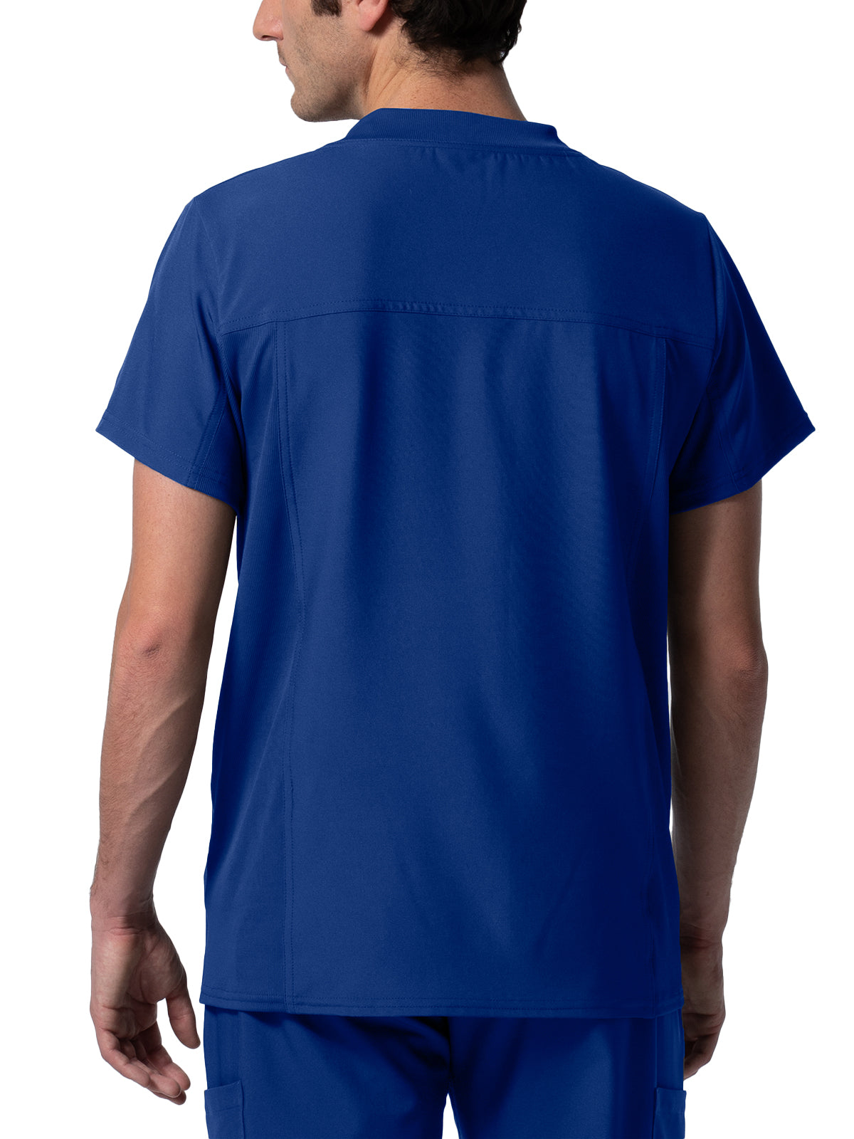 Men's 2-Pocket Tuckable V-Neck Scrub Top