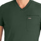 Men's 2-Pocket Tuckable V-Neck Scrub Top