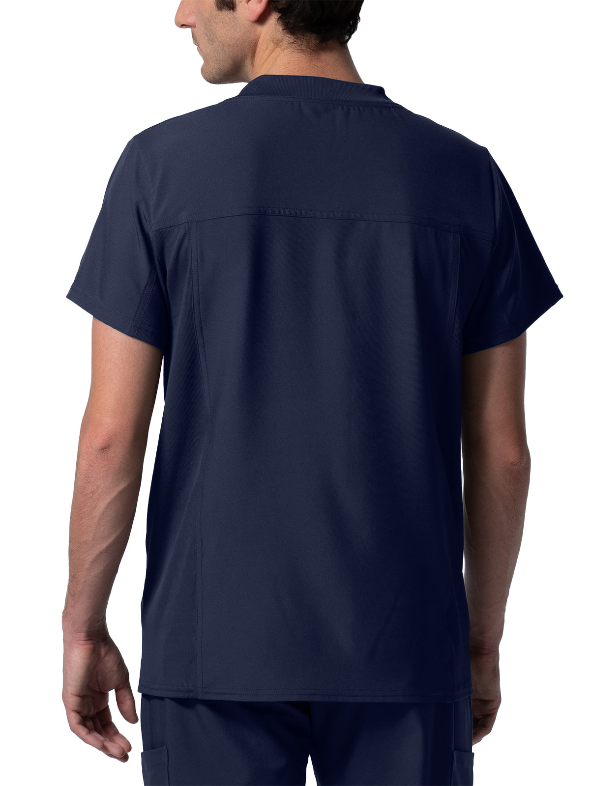 Men's 2-Pocket Tuckable V-Neck Scrub Top