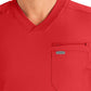 Men's 2-Pocket Tuckable V-Neck Scrub Top