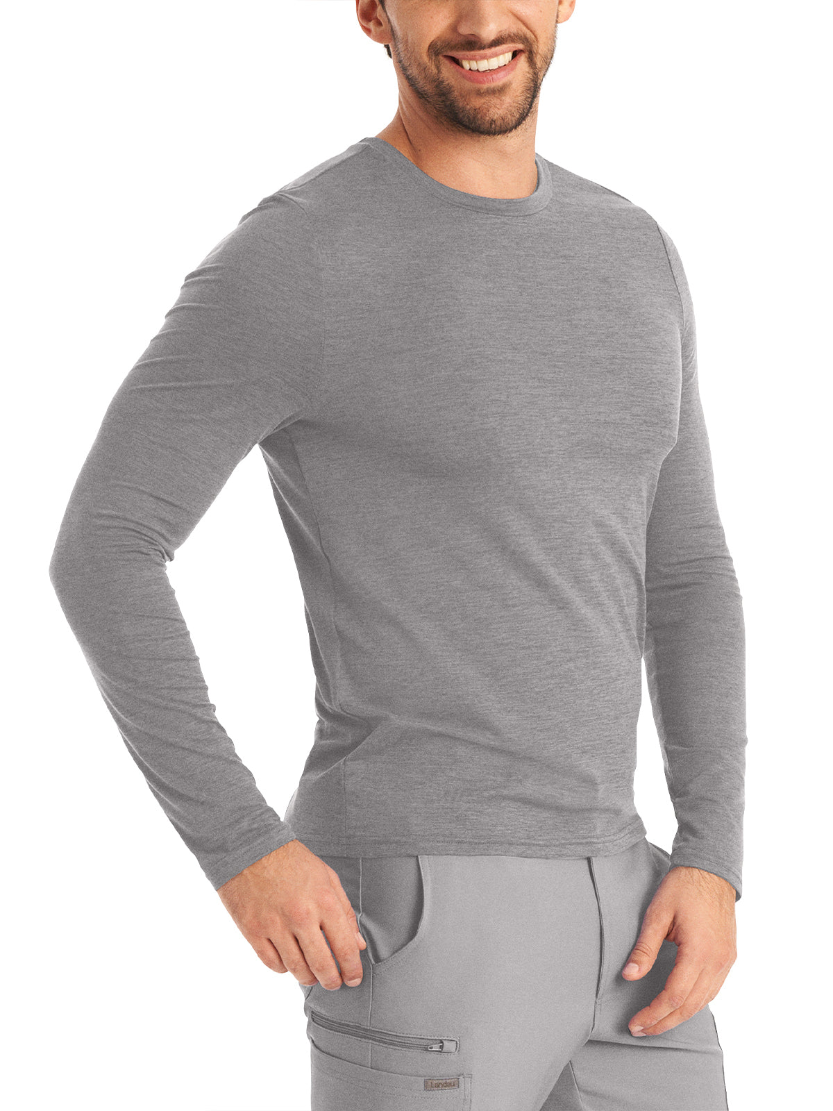 Men's Long-Sleeve Crew Neck Underscrub Tee