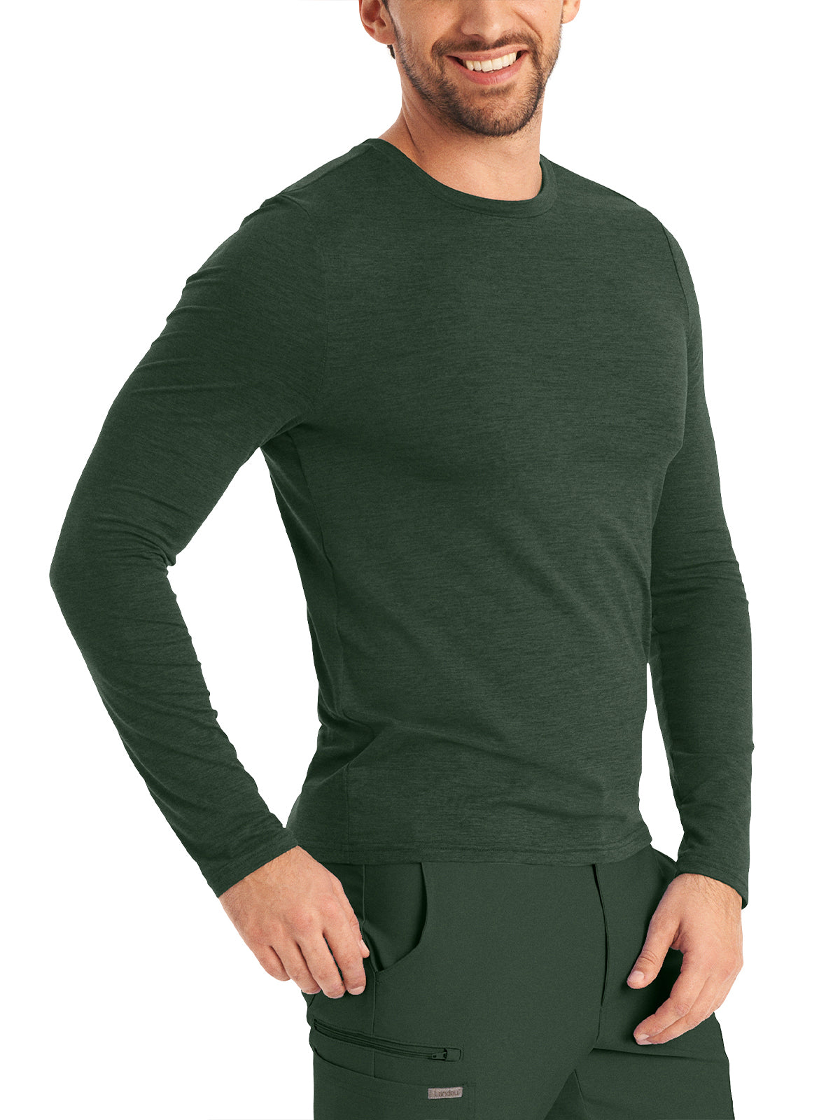 Men's Long-Sleeve Crew Neck Underscrub Tee