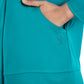 Women's Mandarin Collar Scrub Jacket