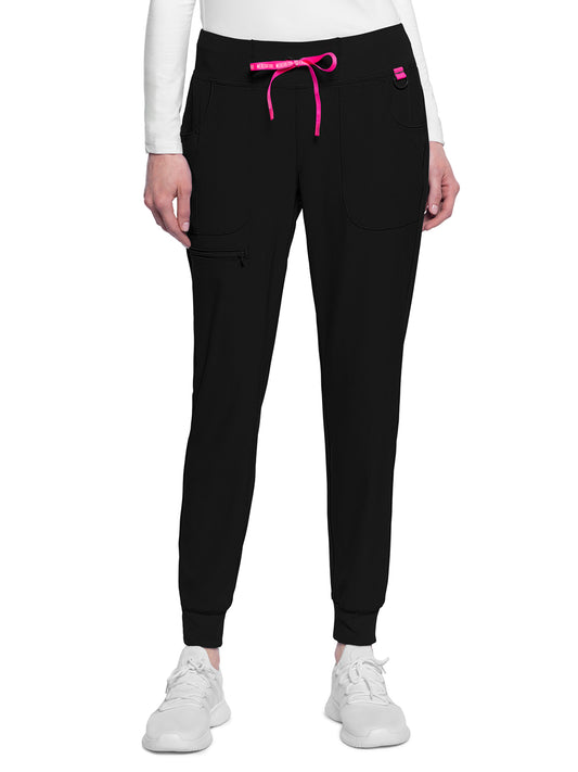 Women's 5-Pocket Mid Rise Jogger Scrub Pant