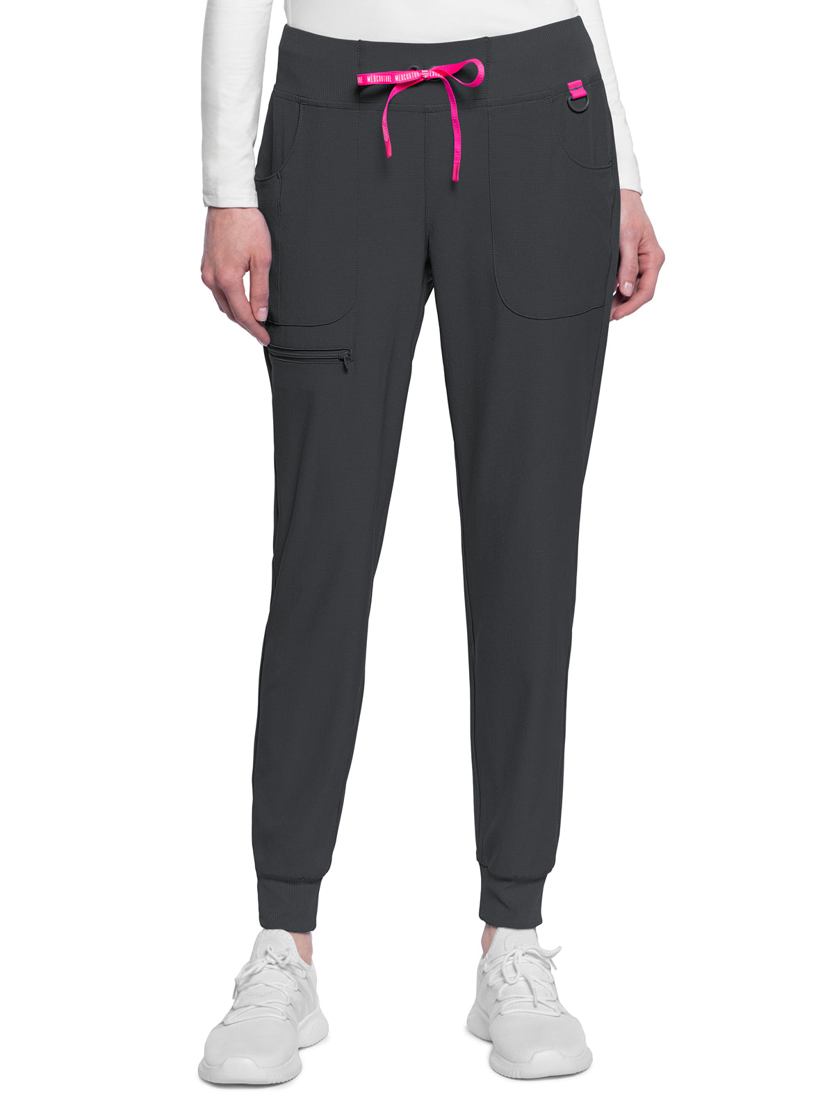 Women's 5-Pocket Mid Rise Jogger Scrub Pant