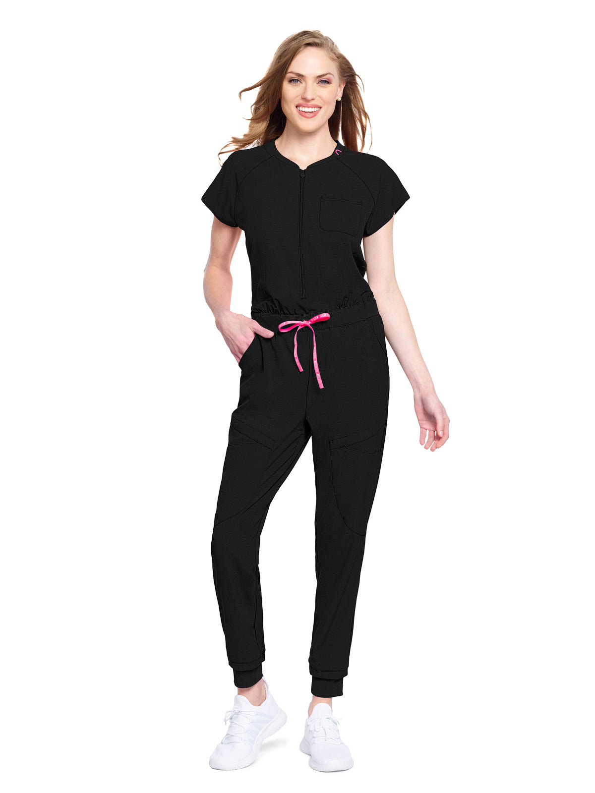 Women's 5-Pocket Zip Front Jump Suit