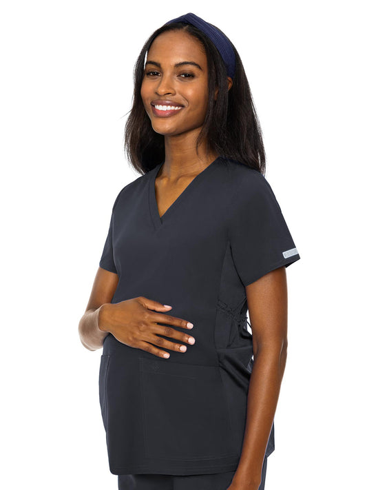 Women's 2-Pocket V-Neck Maternity Scrub Top