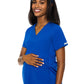 Women's 2-Pocket V-Neck Maternity Scrub Top