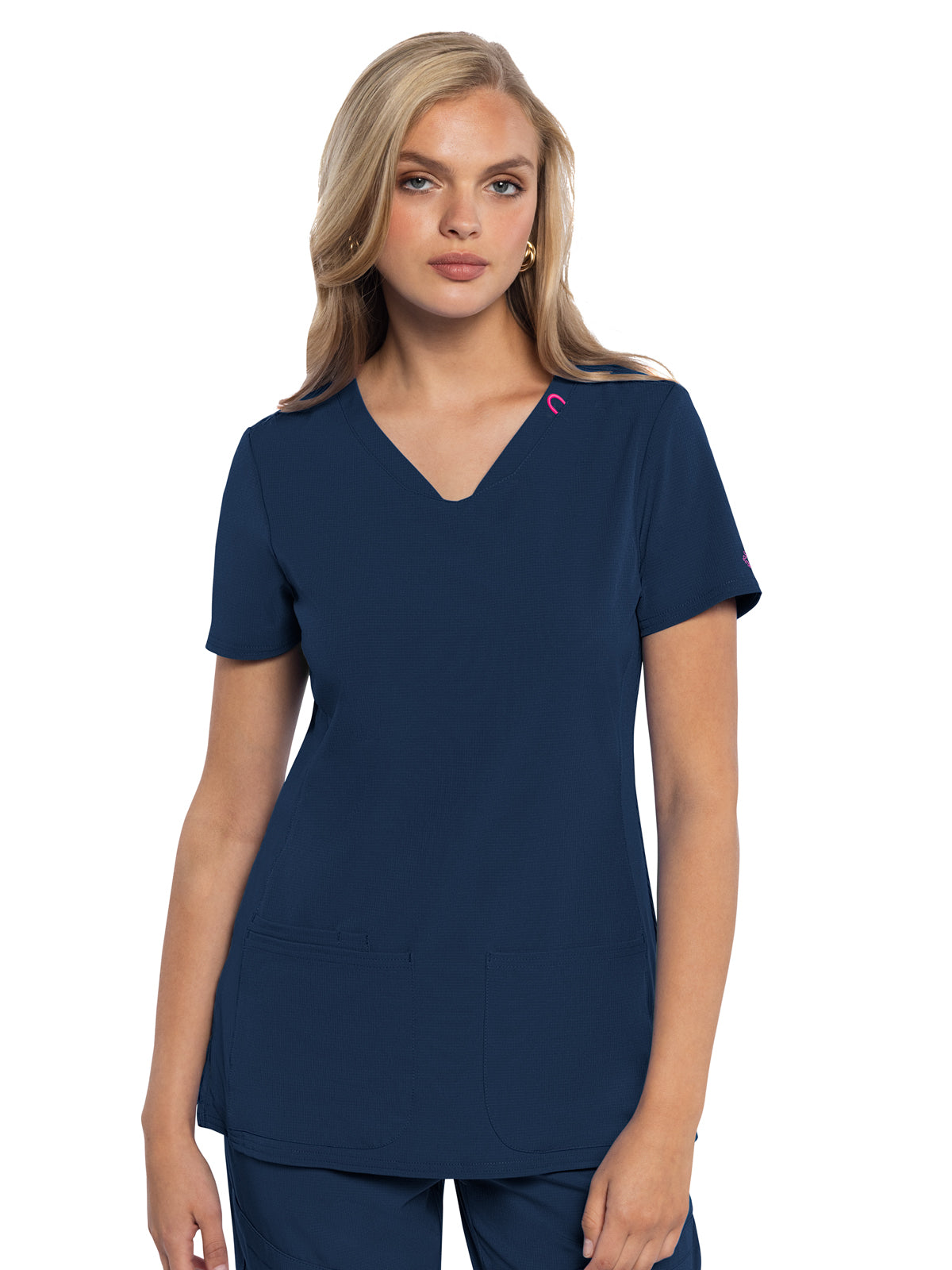 Women's 3-Pocket V-Neck Scrub Top