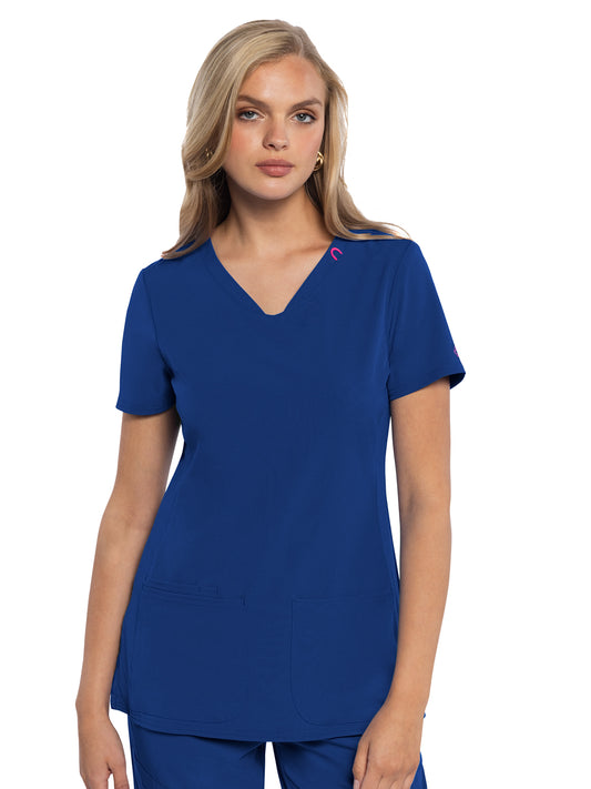 Women's 3-Pocket V-Neck Scrub Top