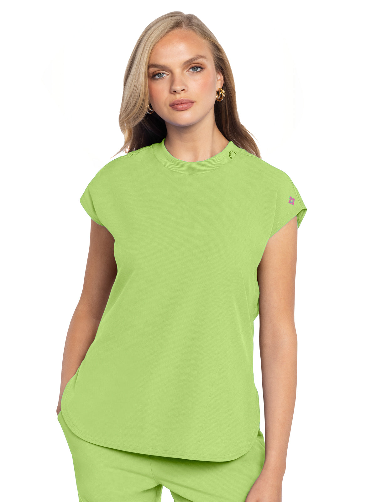 Women's 2-Pocket Tuckable Scrub Top