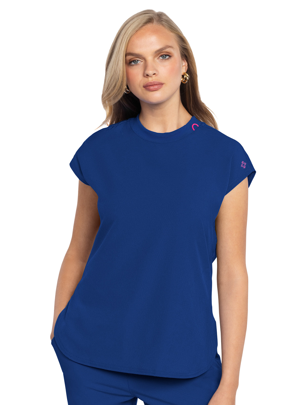 Women's 2-Pocket Tuckable Scrub Top