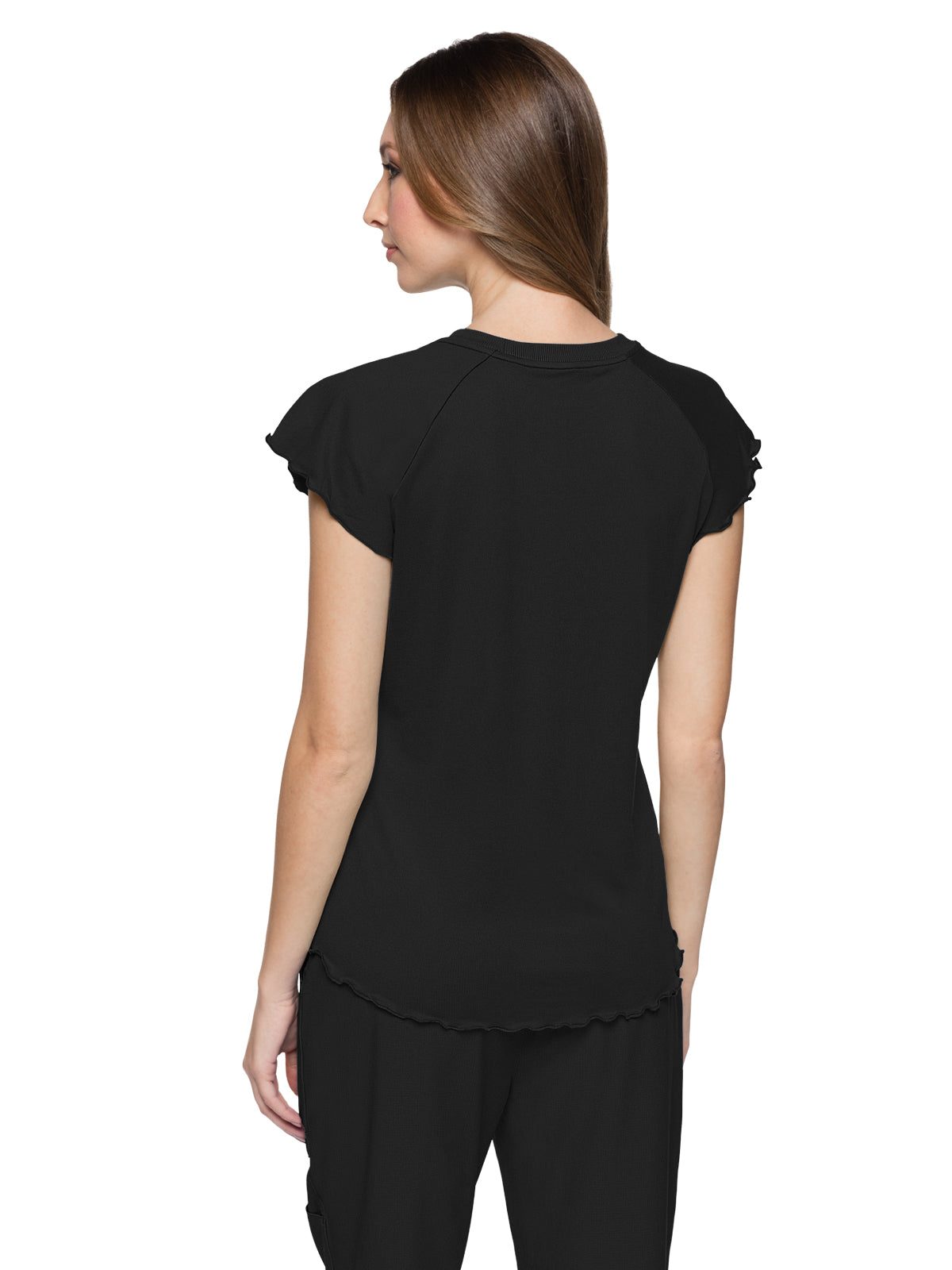 Women's 1-Pocket Lettuce-Edged Top