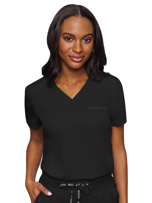 Women's 1-Pocket V-Neck Scrub Top