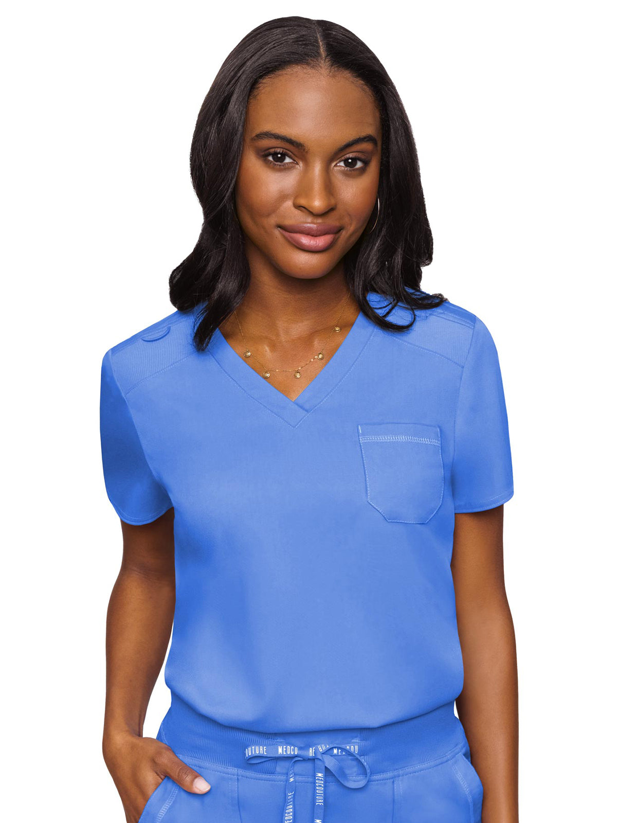 Women's 1-Pocket V-Neck Scrub Top