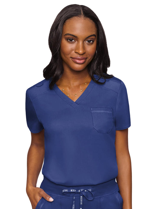 Women's 1-Pocket V-Neck Scrub Top