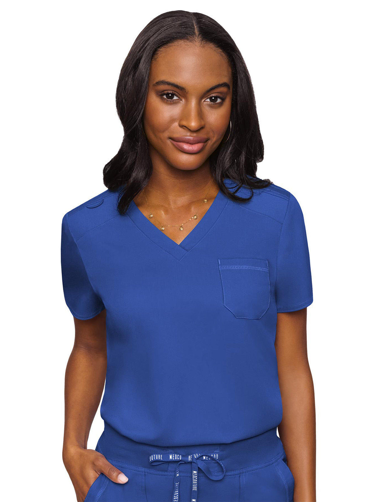 Women's 1-Pocket V-Neck Scrub Top